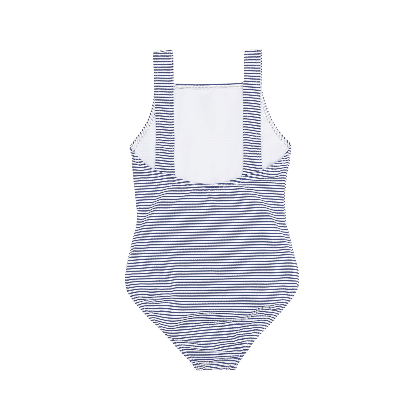 girls harbor stripe tie-front one piece