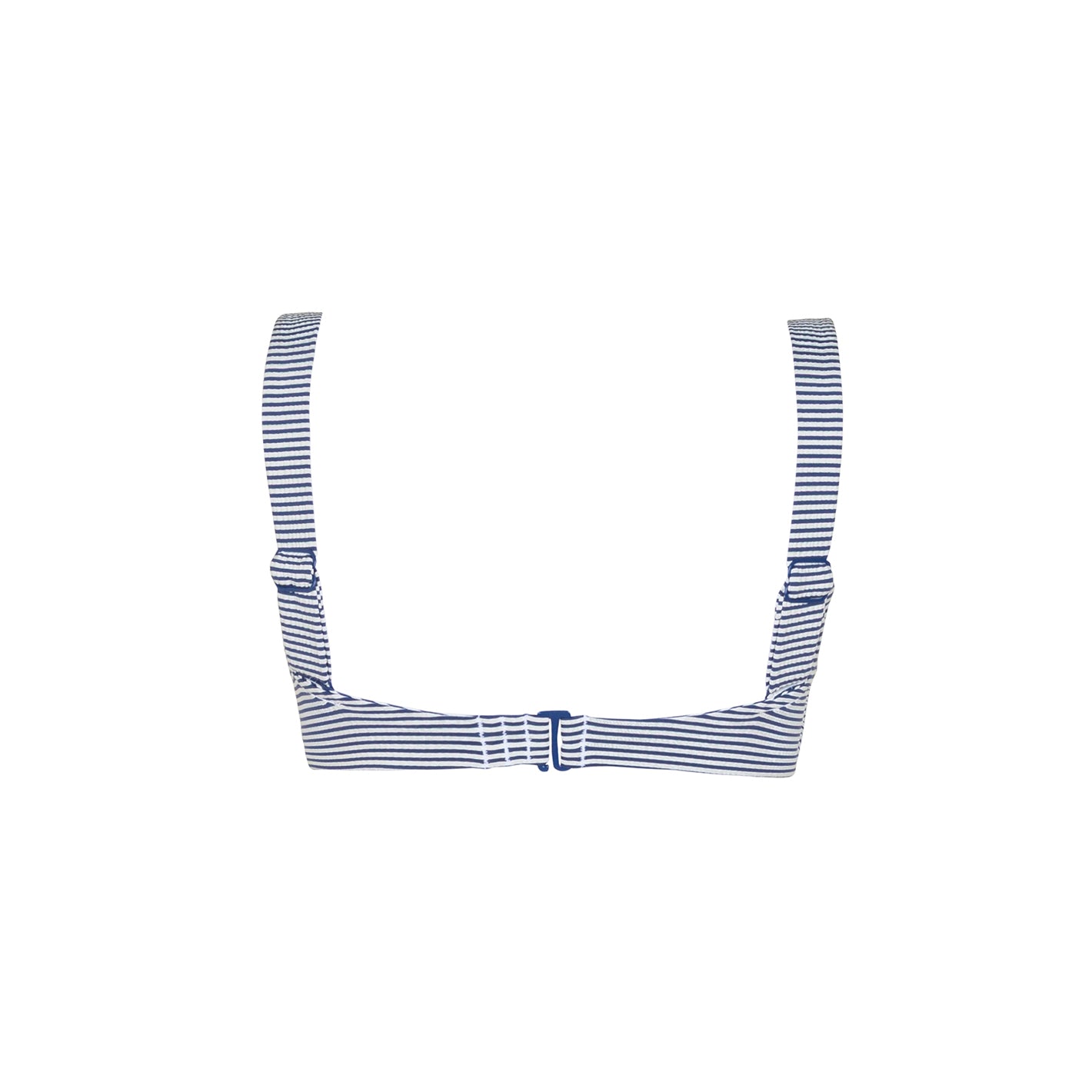 women's harbor stripe knot bikini top