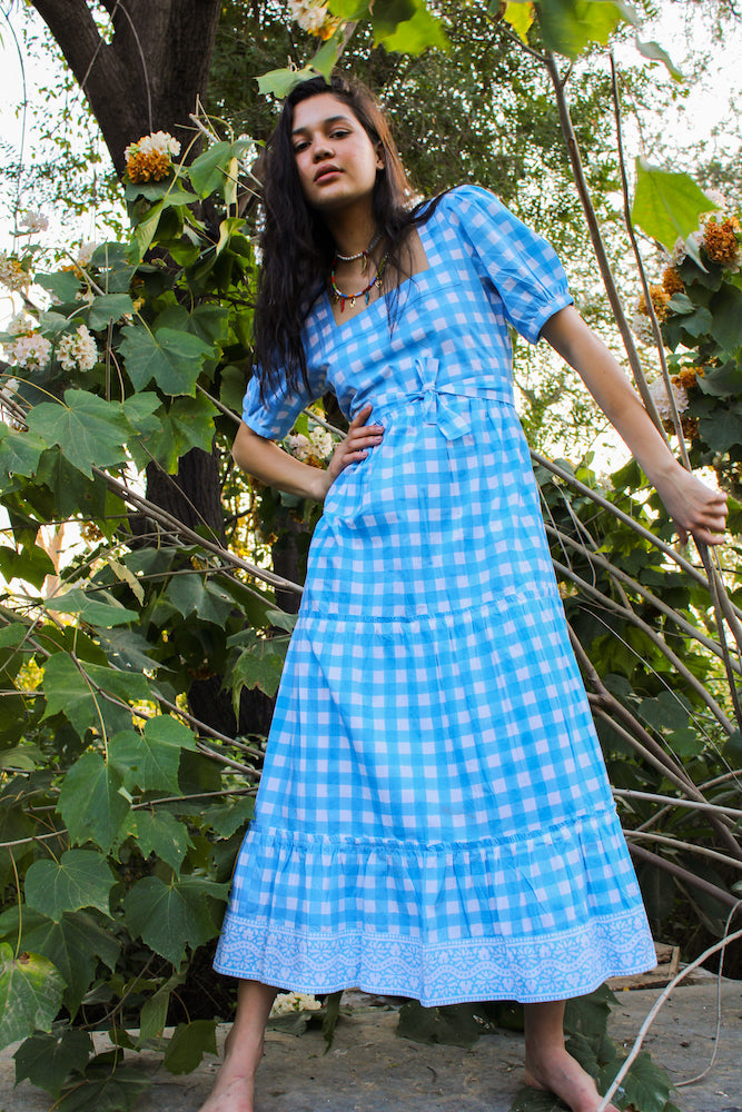 Divya Dress - China Blue