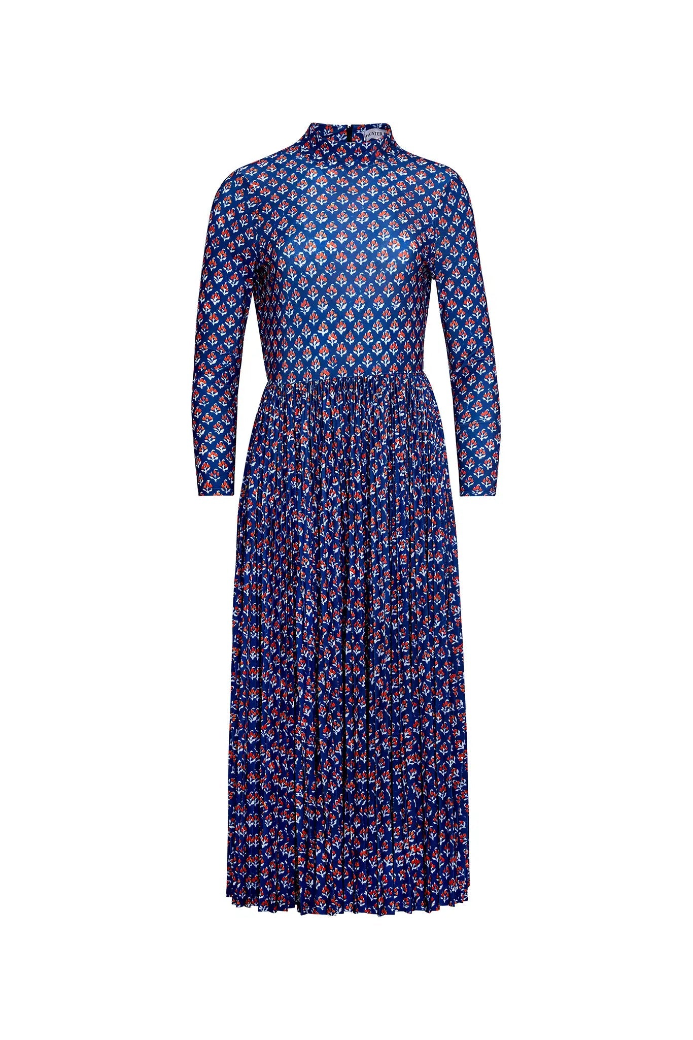 Sabine Dress - Autumn Fleur Navy