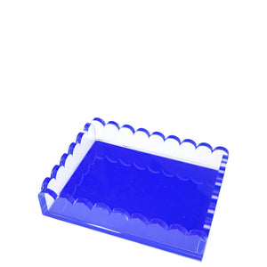Scallop Tray - Blue
