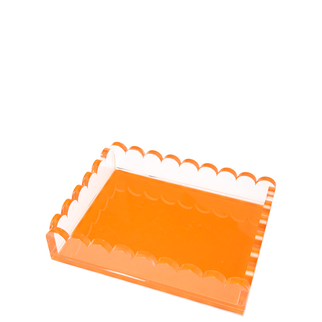 Scallop Tray - Orange