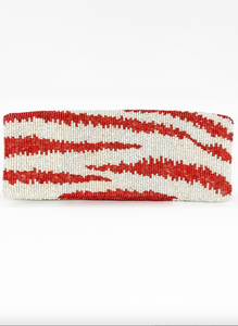 Beaded Clutch - Singita Orange