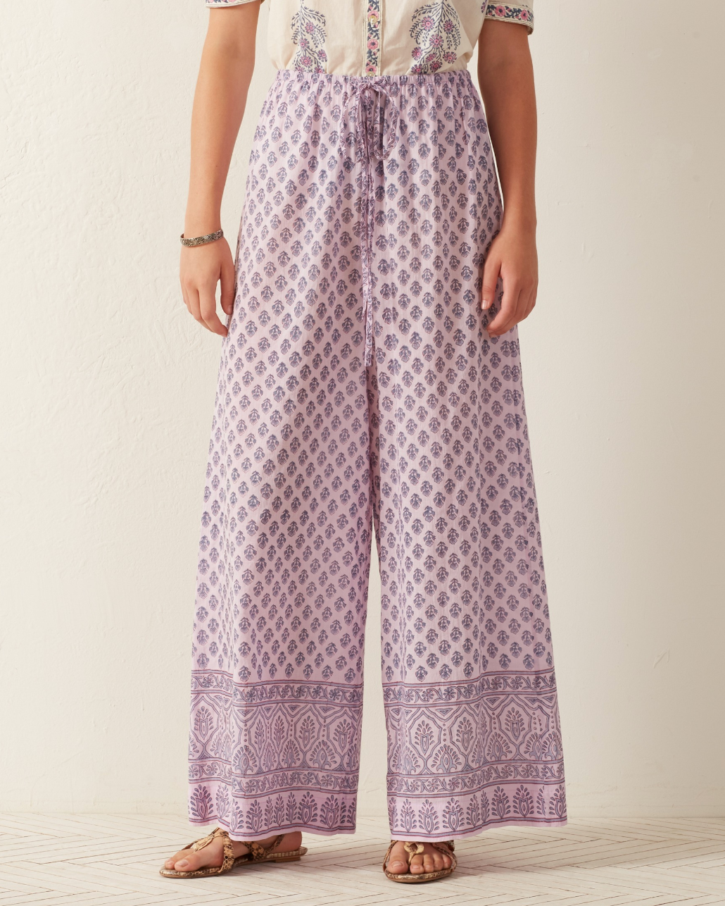 Margie Lilac Bhutti Pant