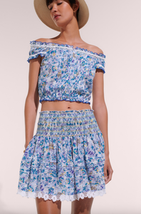 Mini Skirt Galia - Blue Sweet Liberty
