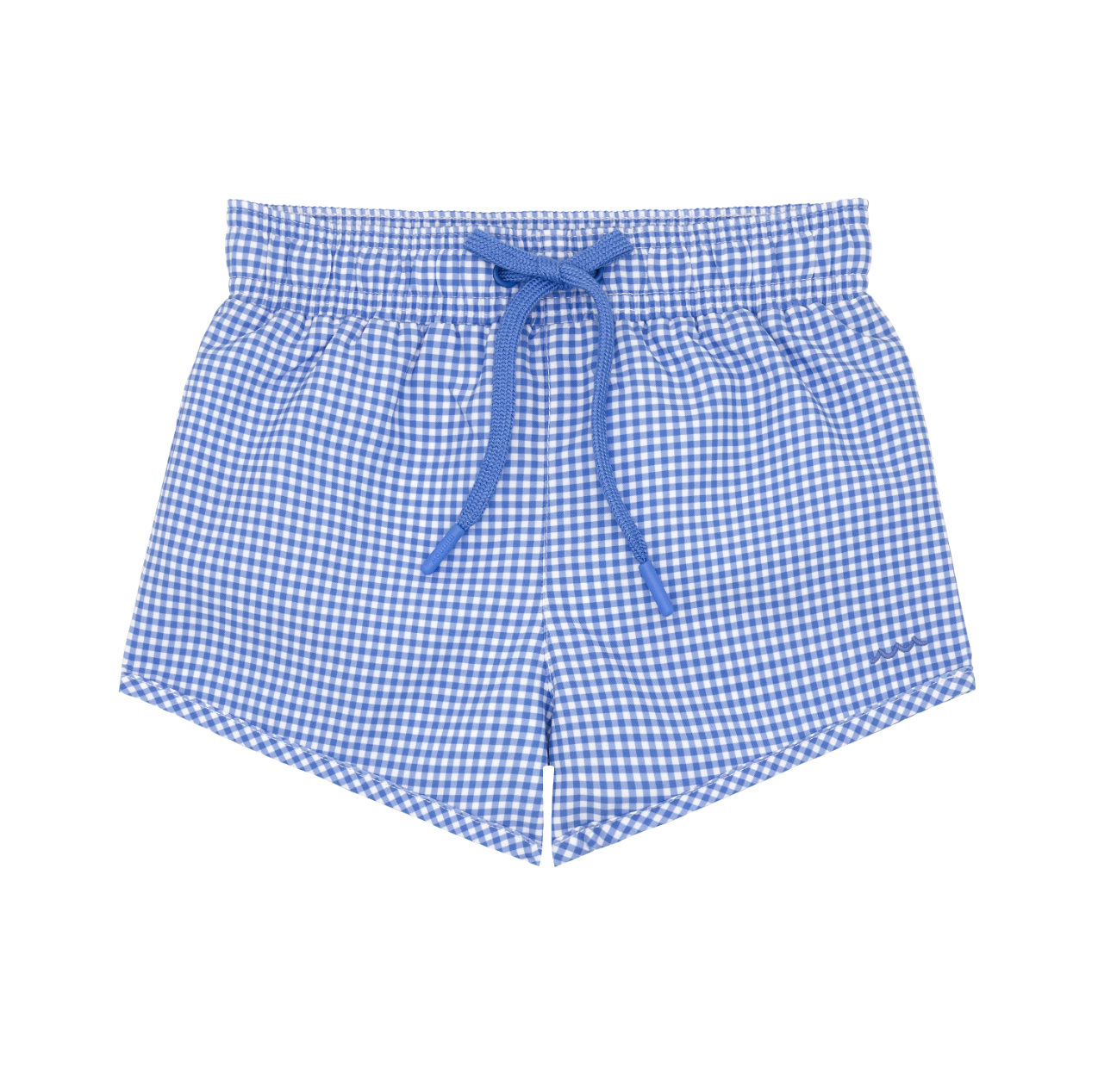 Boys Sky Blue Gingham Boardie