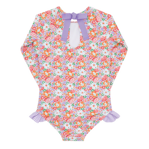 Girls Island Blossom Rashguard One Piece