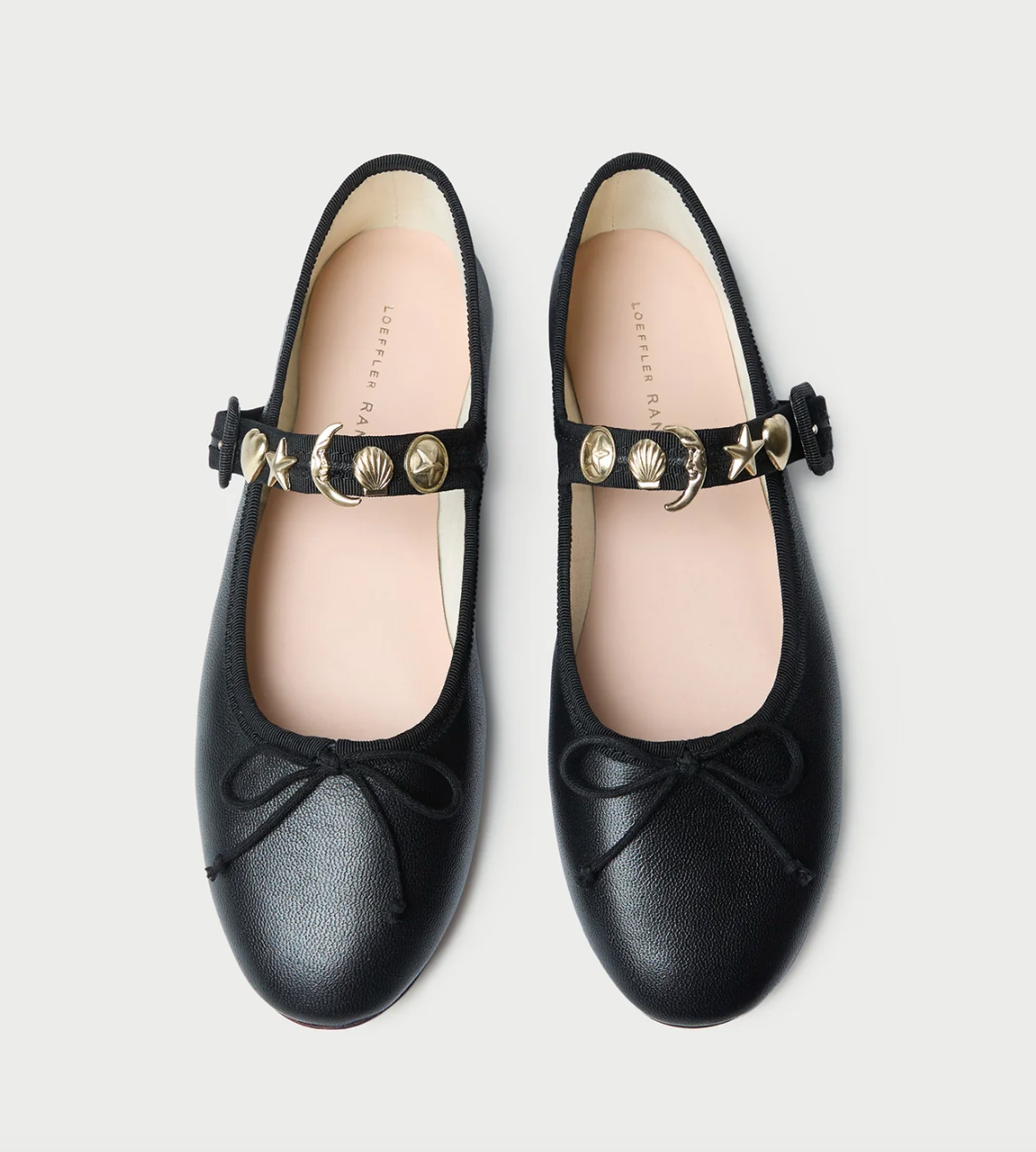 Chiara Black Leather Mary Jane