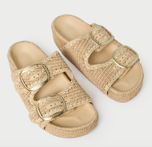 Theo Natural Two-Band Sandal