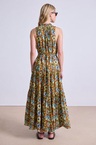 Trinidad Tank Dress - Batik Floral Bronze