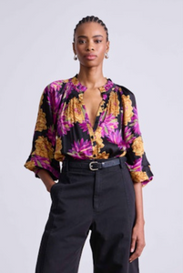 Trini Top - Pom Floral