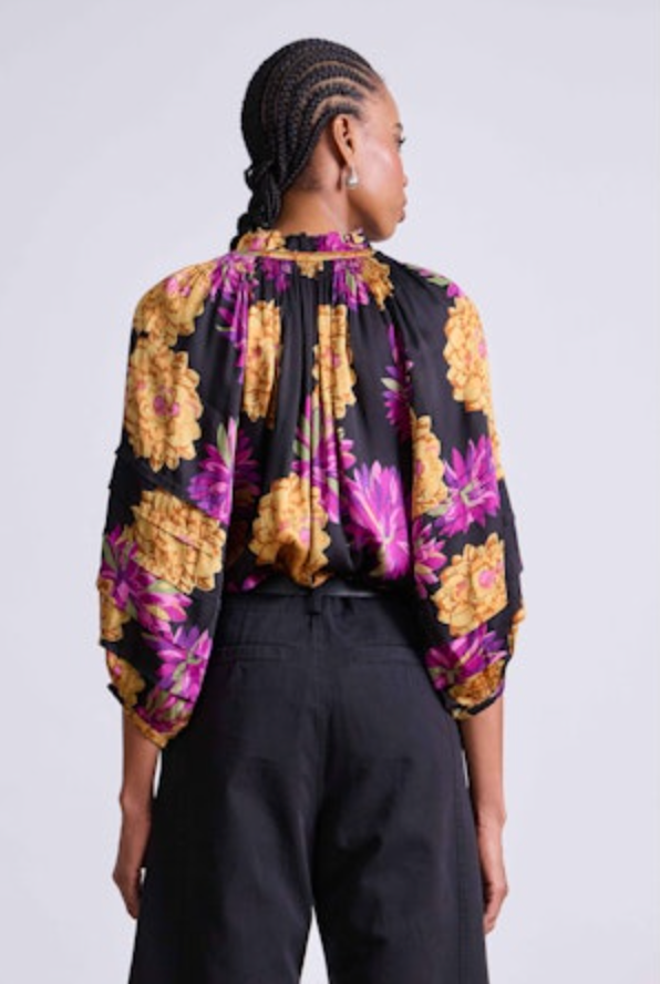 Trini Top - Pom Floral