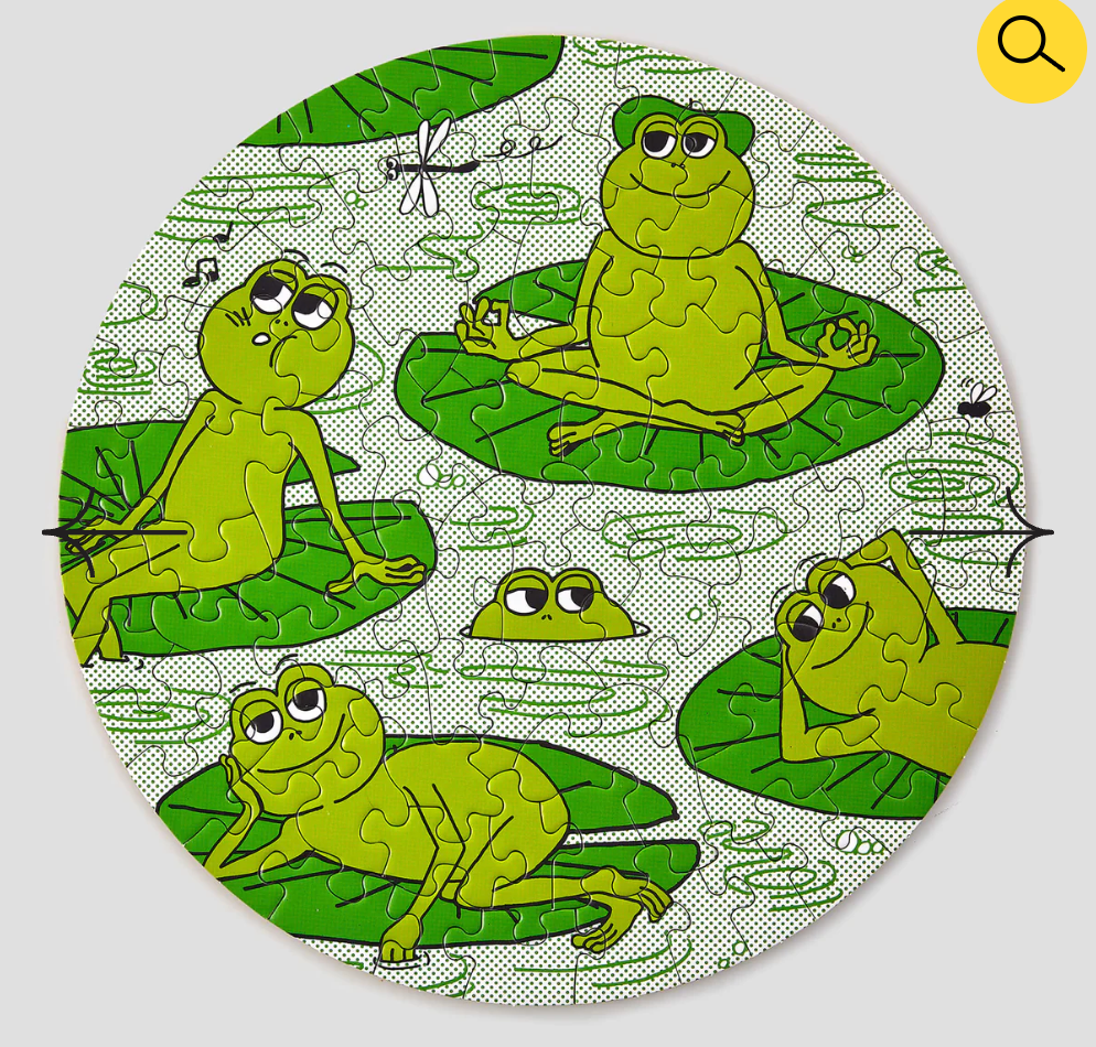 Peace Frogs Mini Puzzle