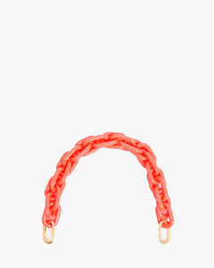 Shortie Strap - Bright Coral Resin