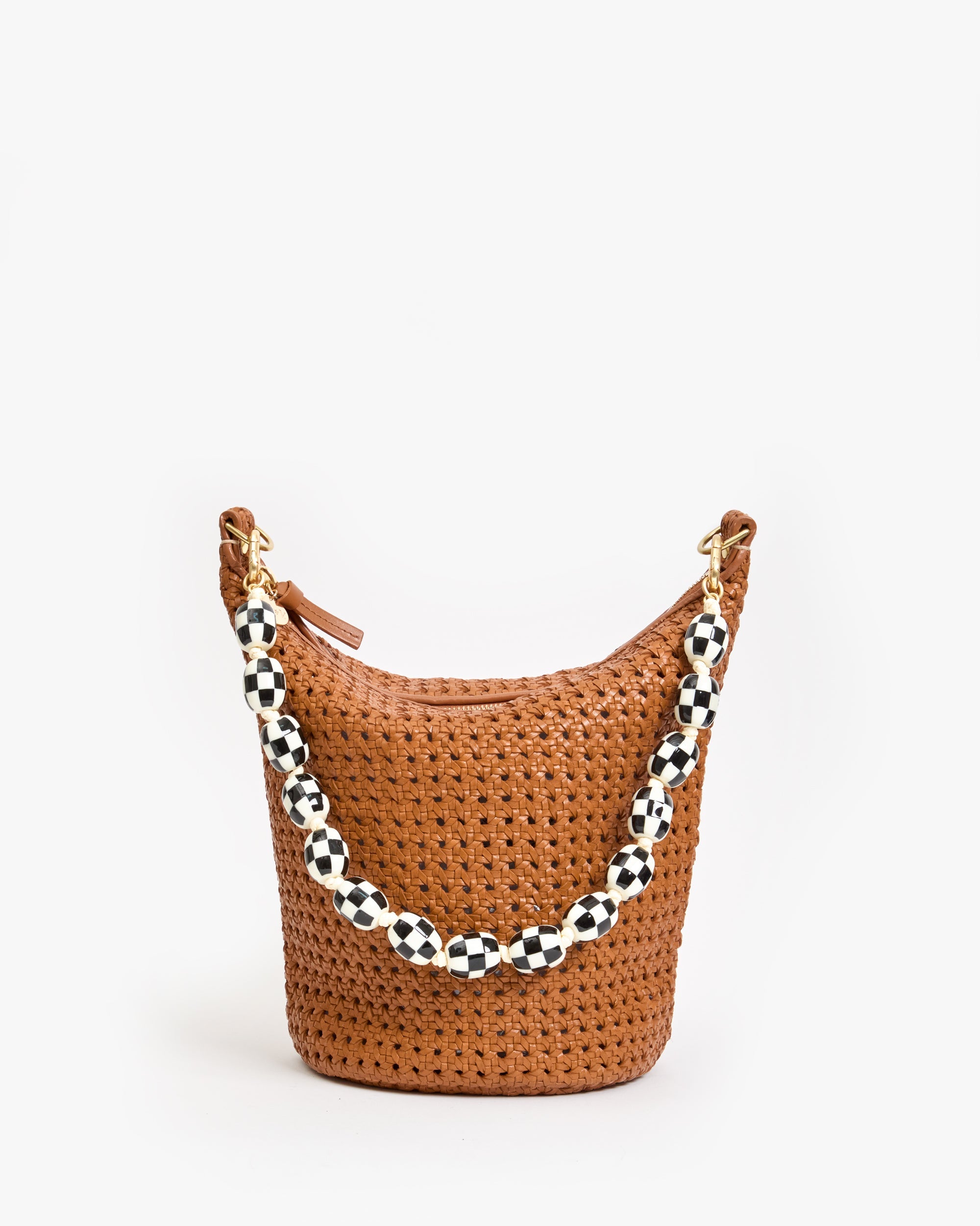Shortie Strap - Black/Cream Checker