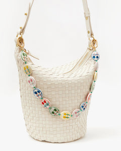 Petit Jeanne - Cream Woven Checker