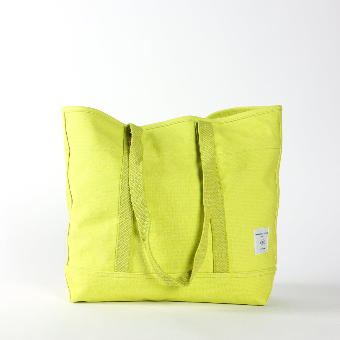 Small East West Tote - Lime