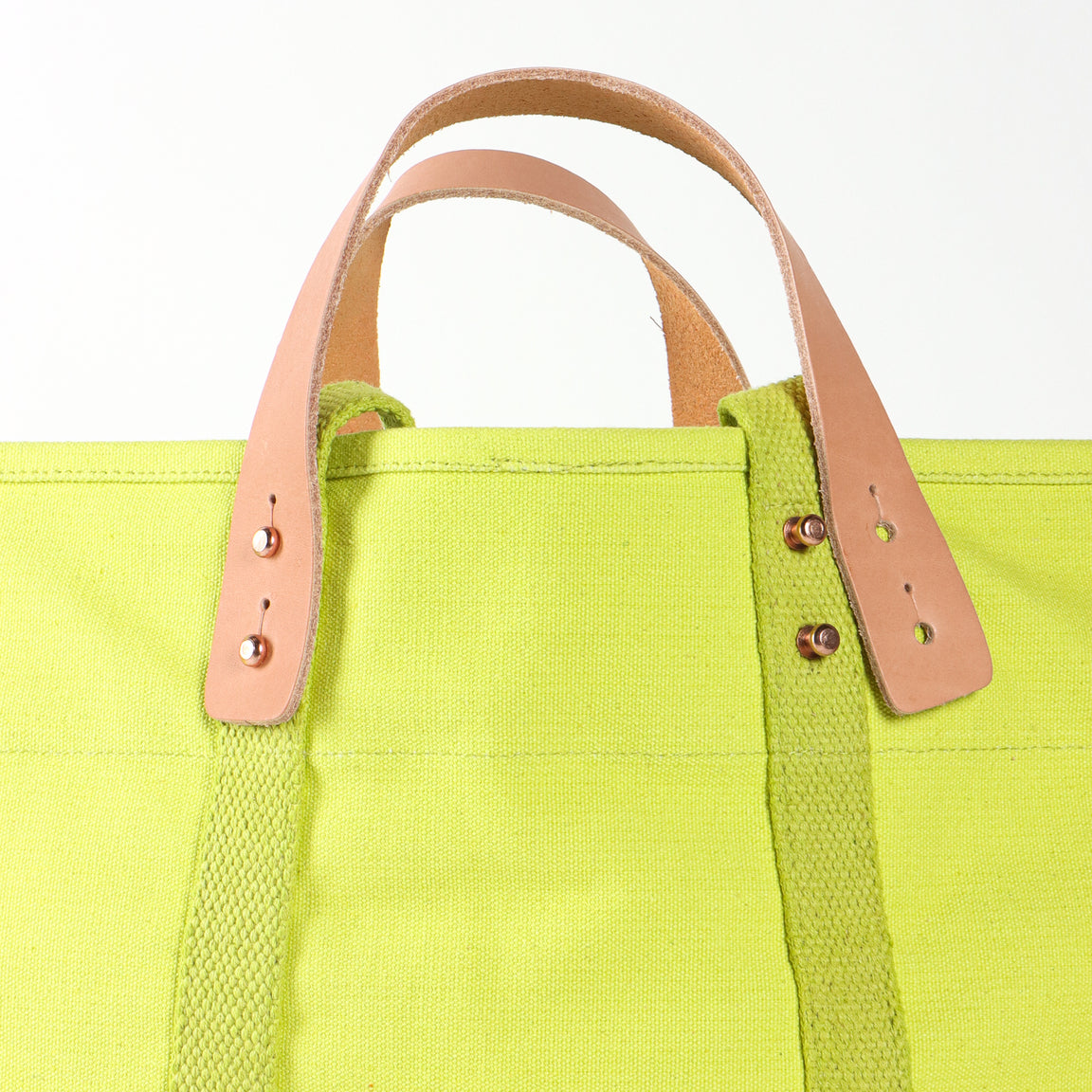 Small East West Tote - Lime