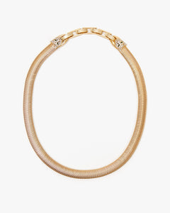 Snake Chain Collar - Vintage Gold