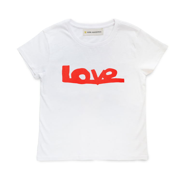 Suke Love Lines Tee - White