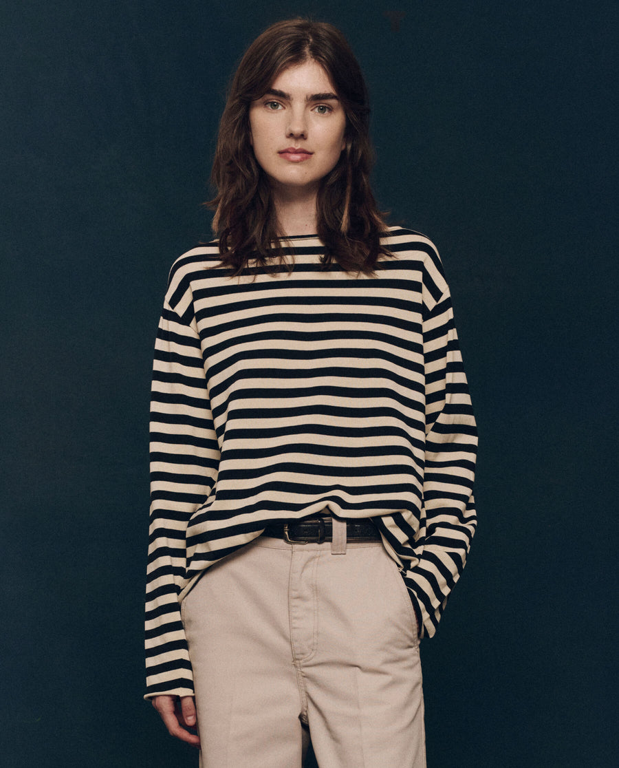 The Sailor Sweater - Black Stripe