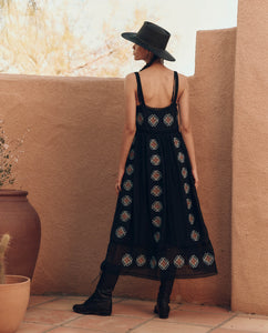 The Roam Dress w/ Folklore Embroidery