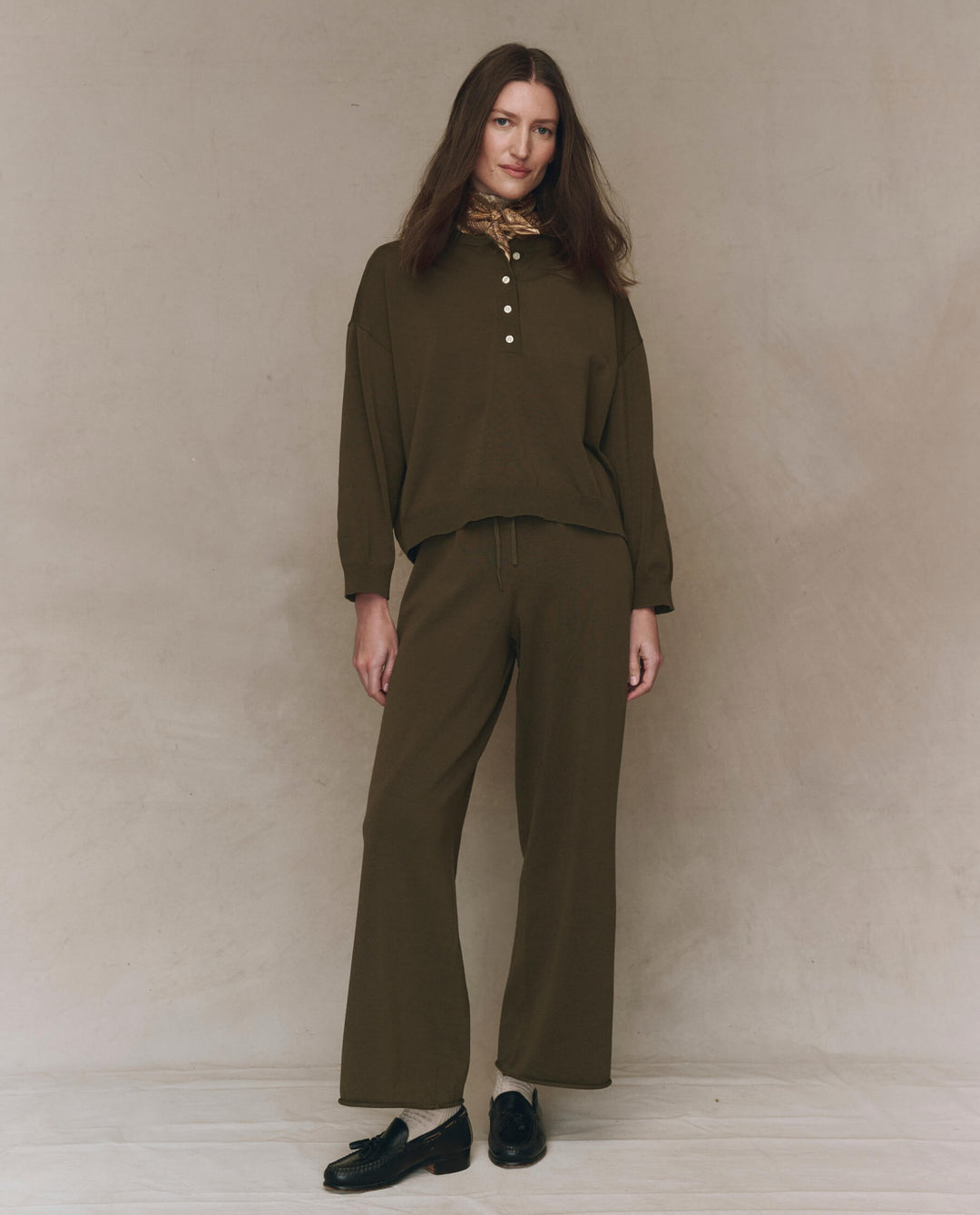 The Henley Sweater - Army