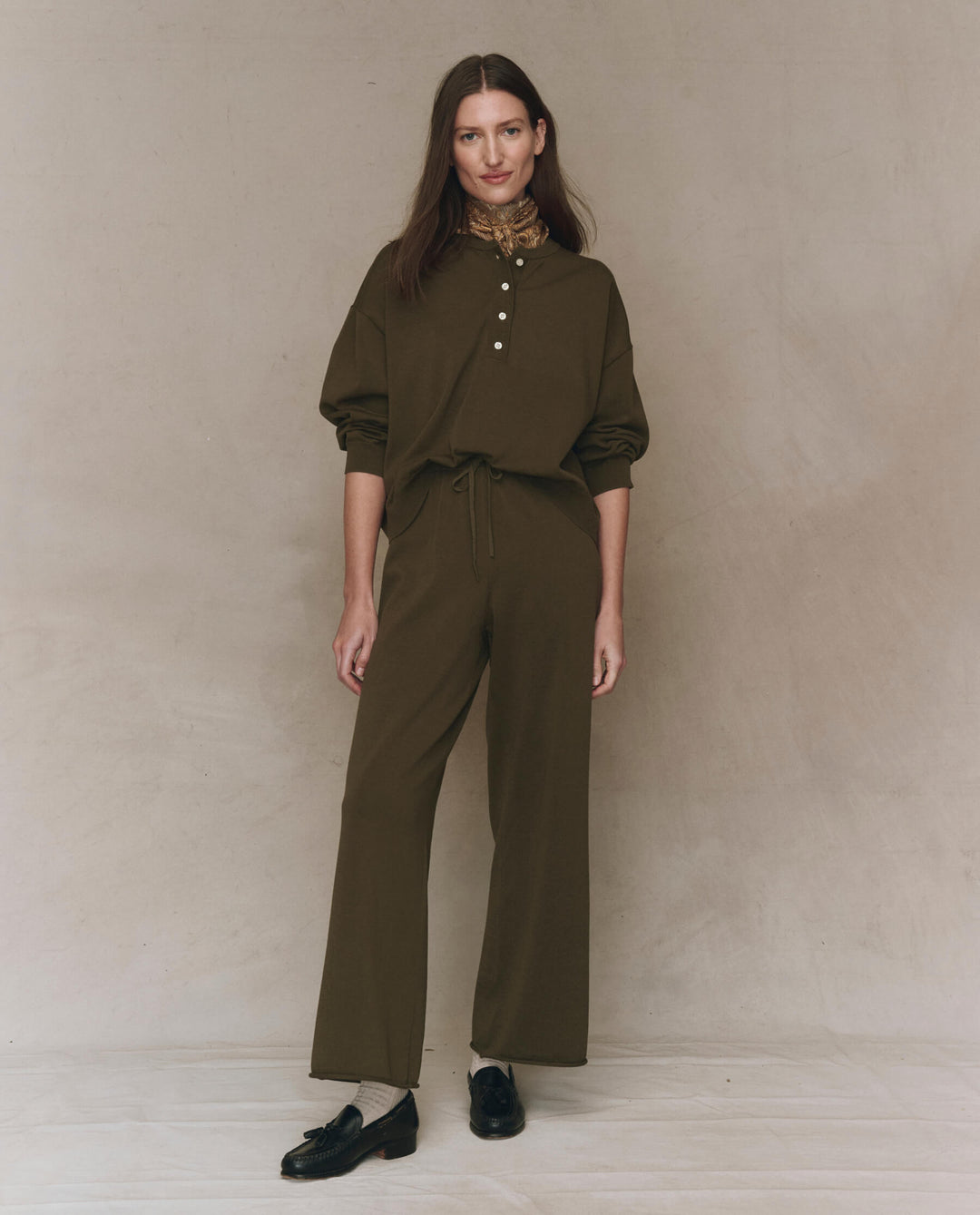 The Rec Sweater Pant - Army