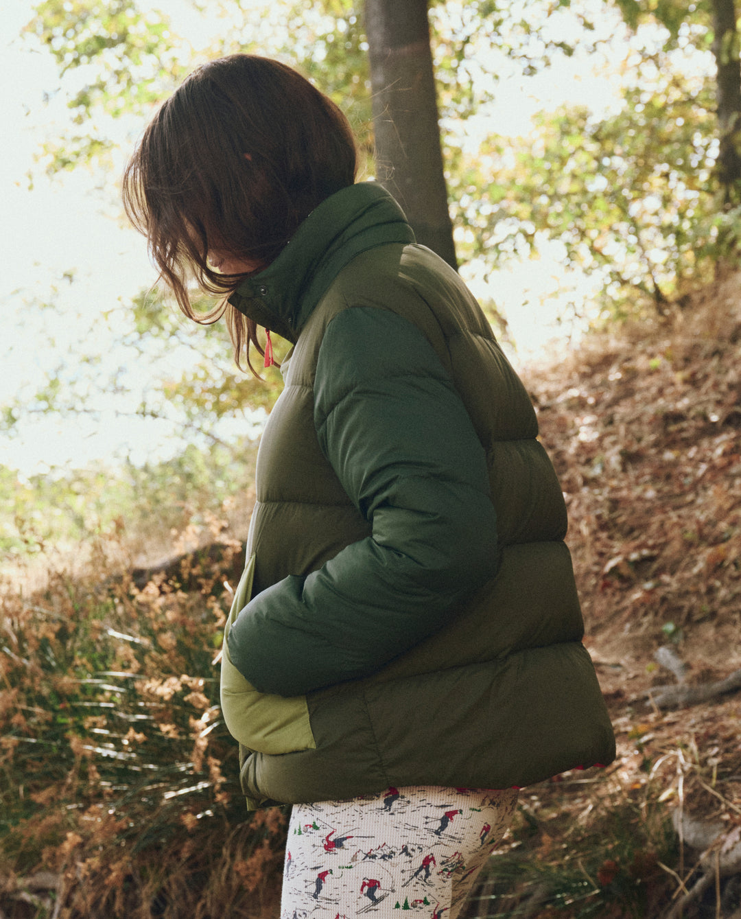 The Polar Puffer - Army Colorblock