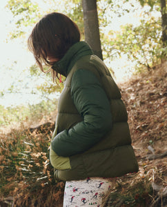 The Polar Puffer - Army Colorblock