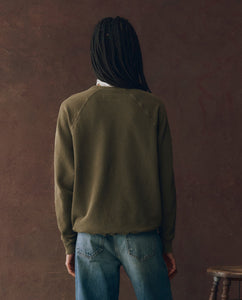The College Sweatshirt - Dark Army with Rodeo Star Graphic