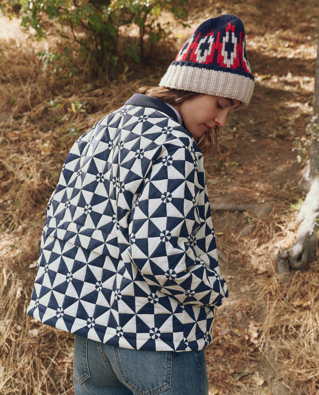 The Alps Puffer Jacket - Quilted Vintage Navy