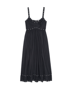 Reyes Dress w/Studs - Black