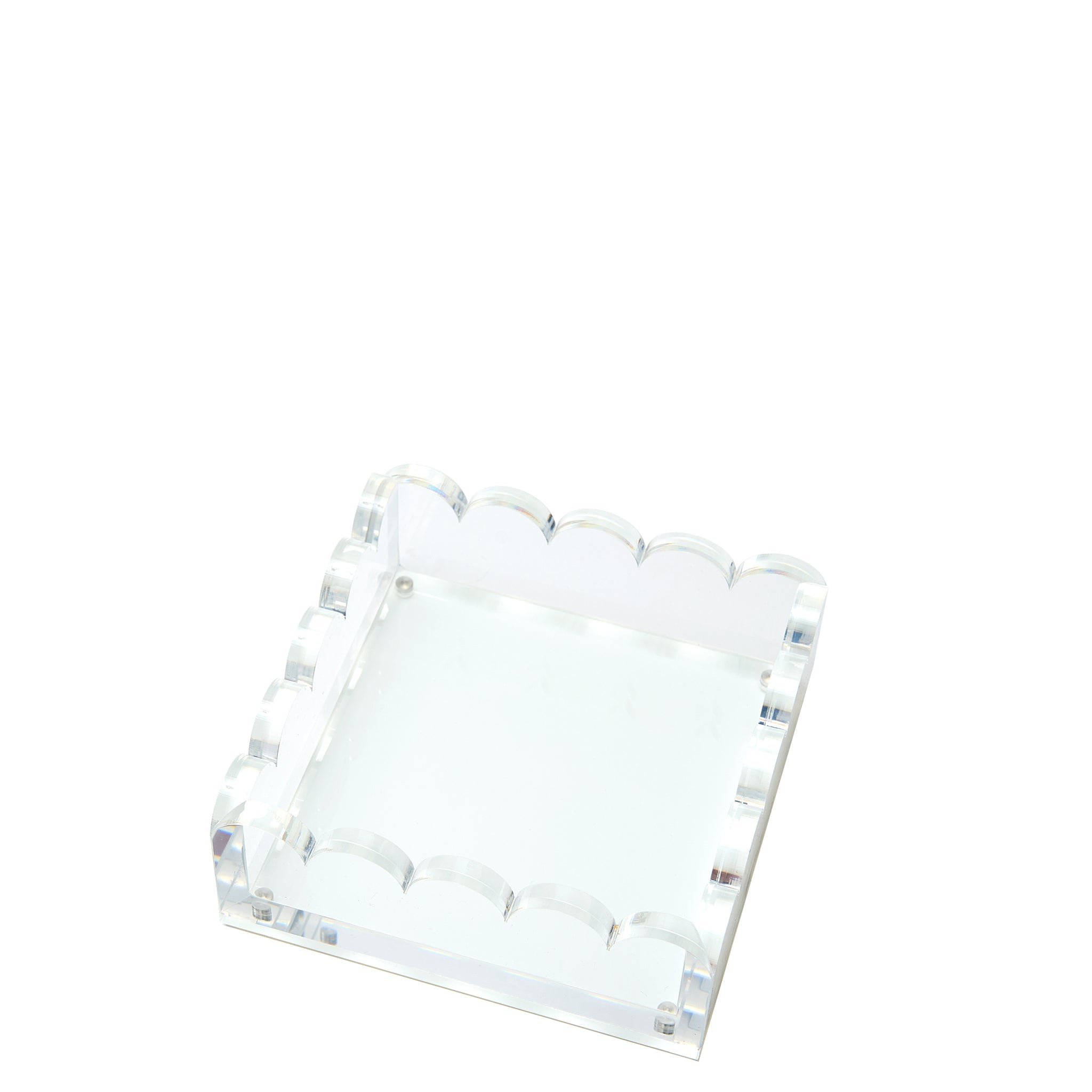 Scallop Photo Tray - Clear