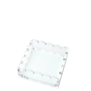 Scallop Photo Tray - Clear