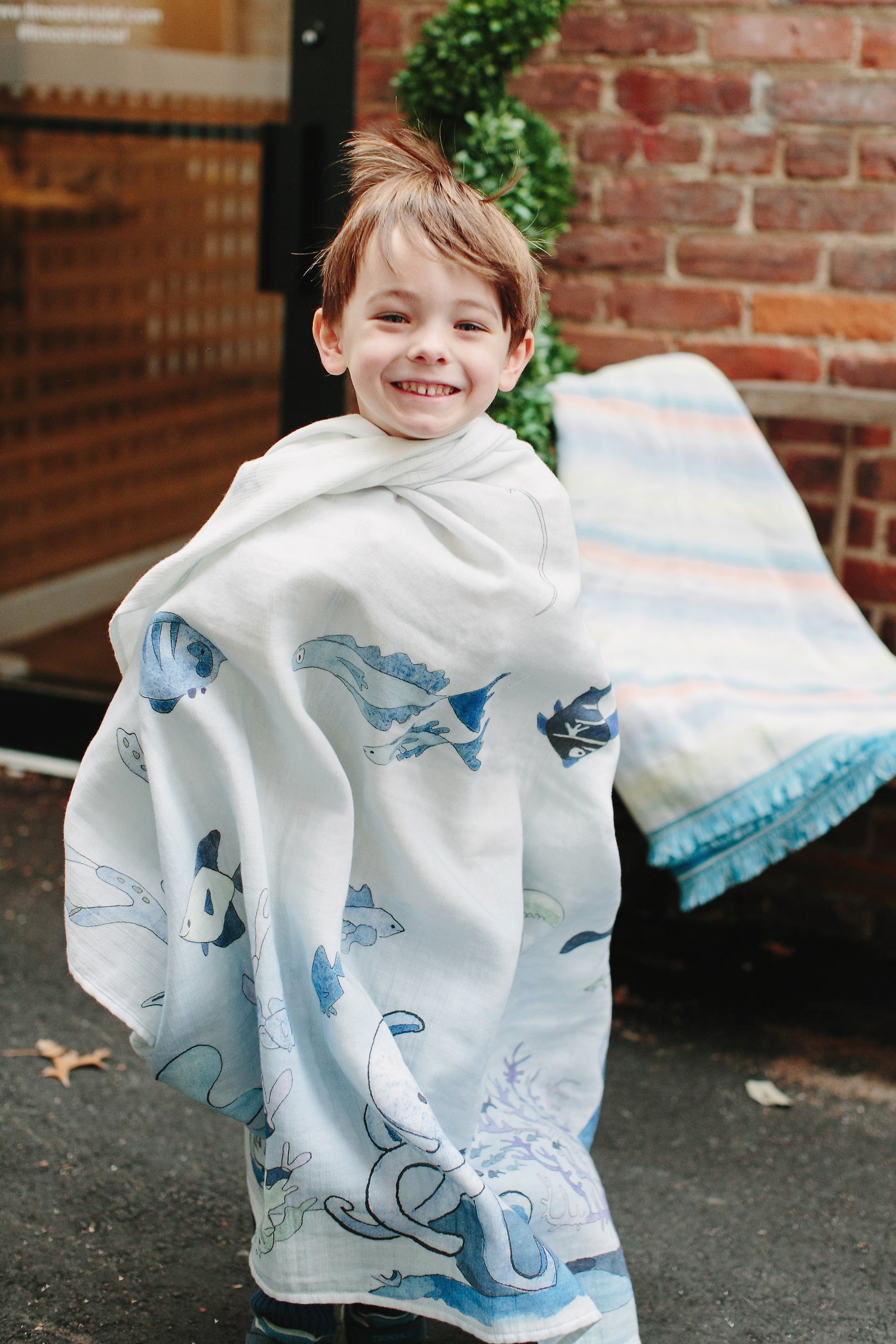 Under The Sea Shawl Blanket