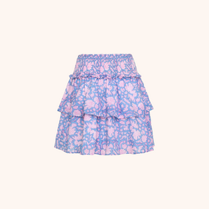 Veda Skirt - Hot Pink/Cornflower Blue