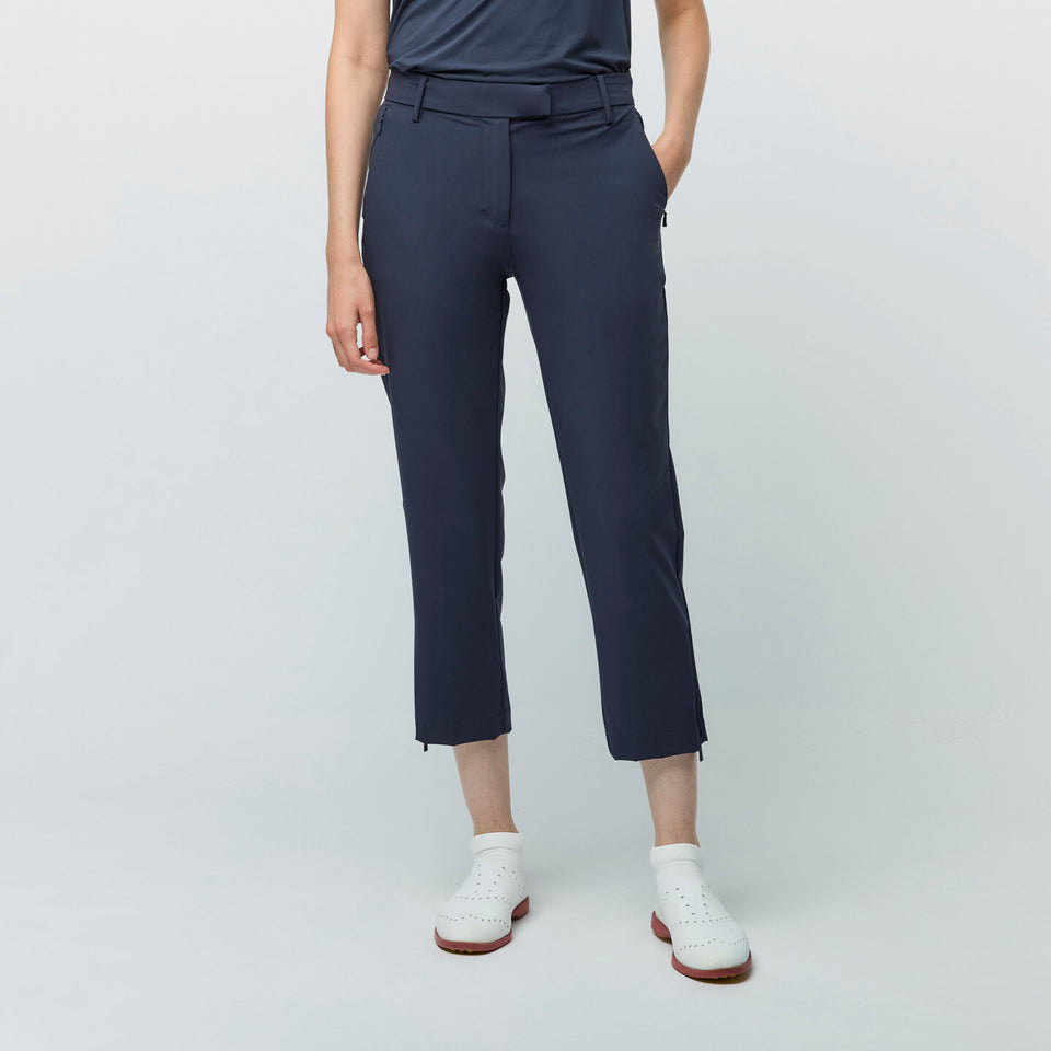 Tech Stretch Cropped Pant - Navy