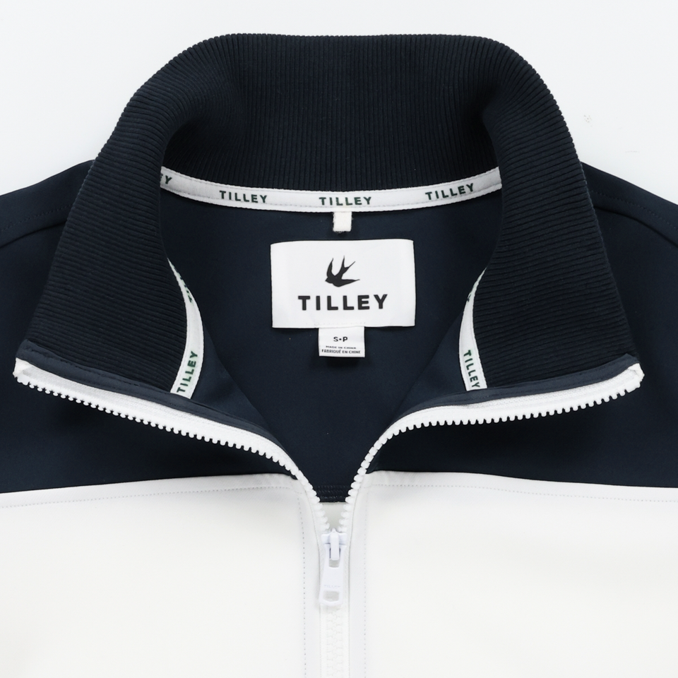 Warm Up Jacket - Navy/White
