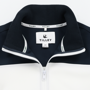 Warm Up Jacket - Navy/White