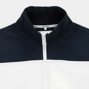 Warm Up Jacket - Navy/White