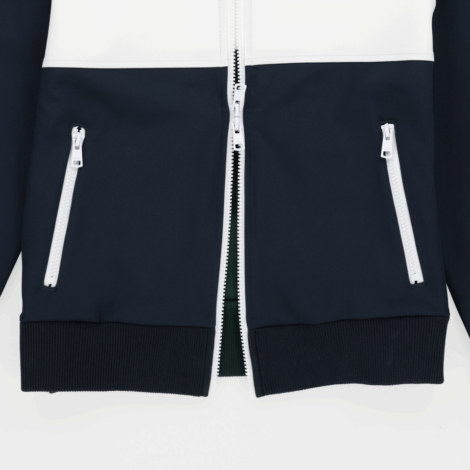 Warm Up Jacket - Navy/White