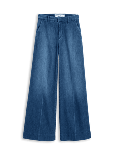 West Village Wide Leg Trouser - 1984 Wash