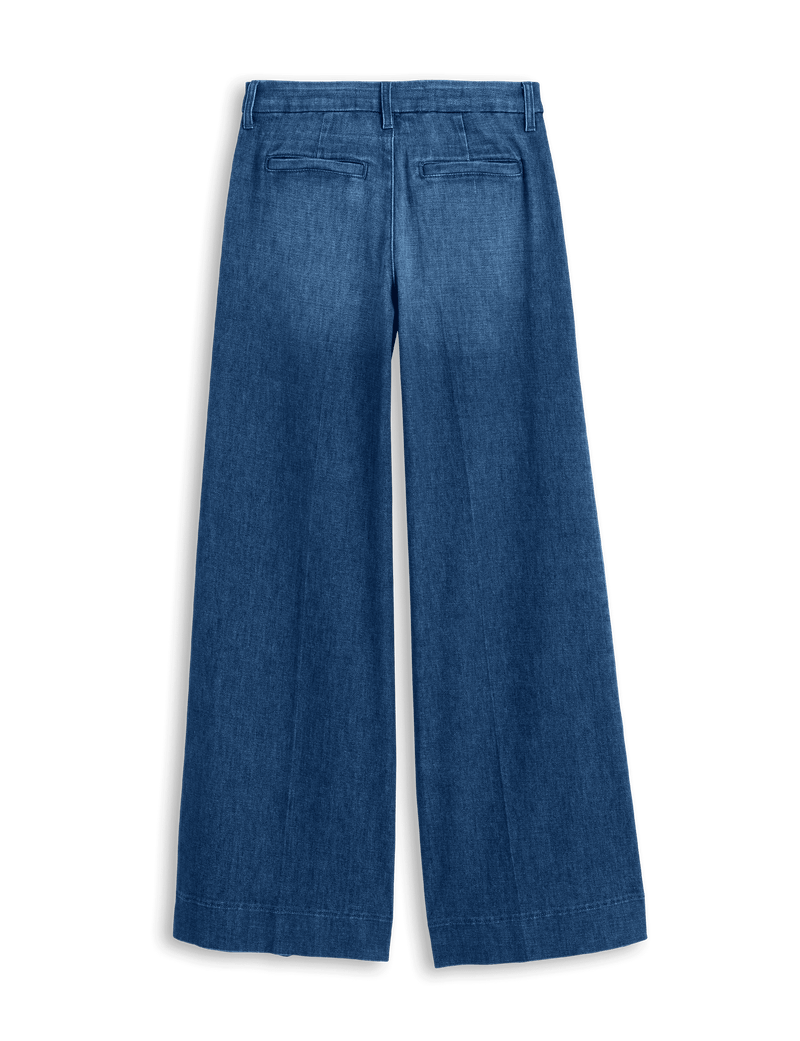 West Village Wide Leg Trouser - 1984 Wash