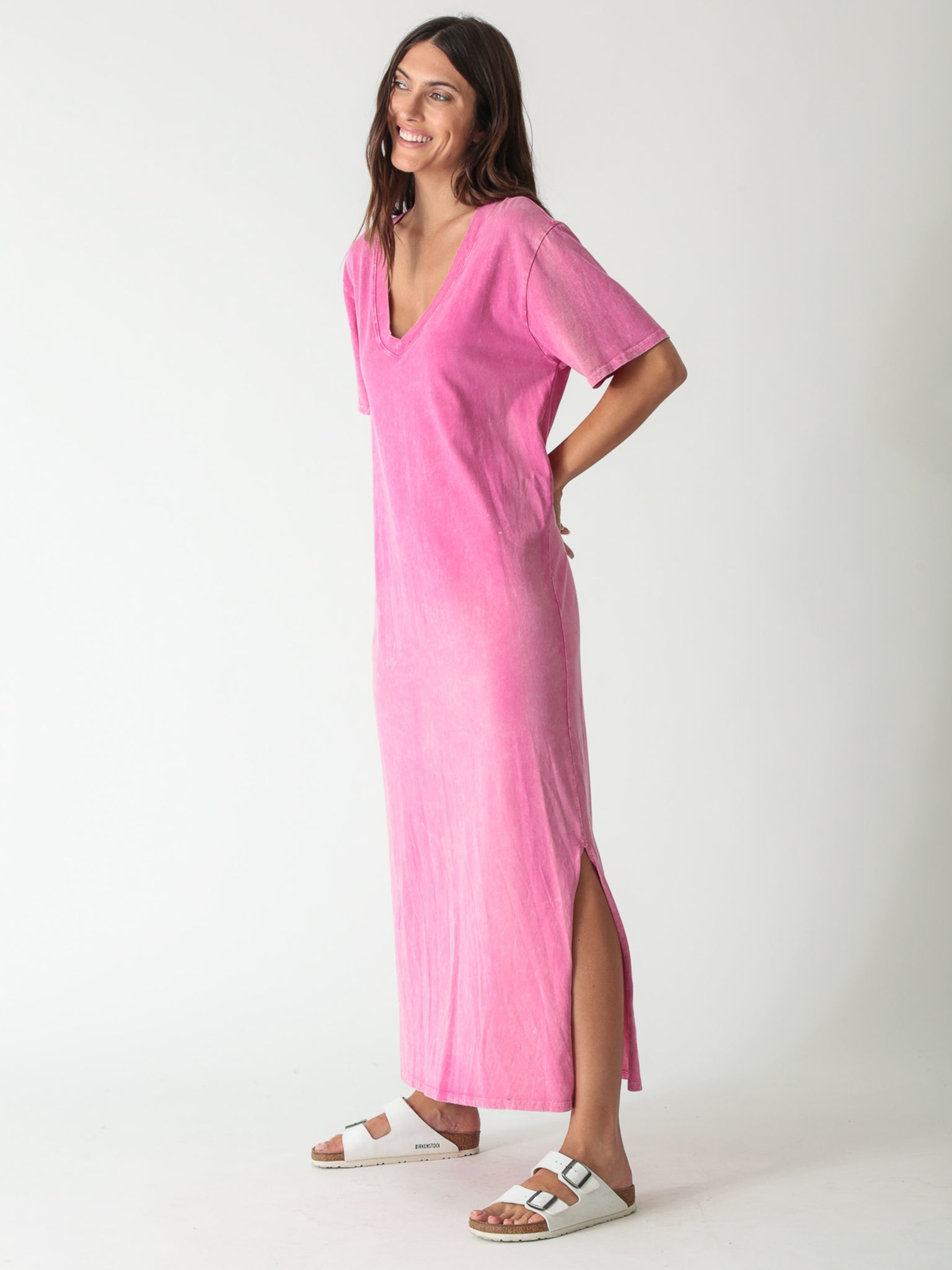 Weylan Dress - Fuchsia