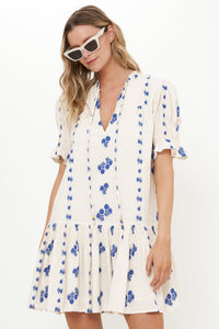 Smocked Drop Mini - Wicklow Blue
