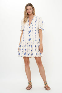 Smocked Drop Mini - Wicklow Blue