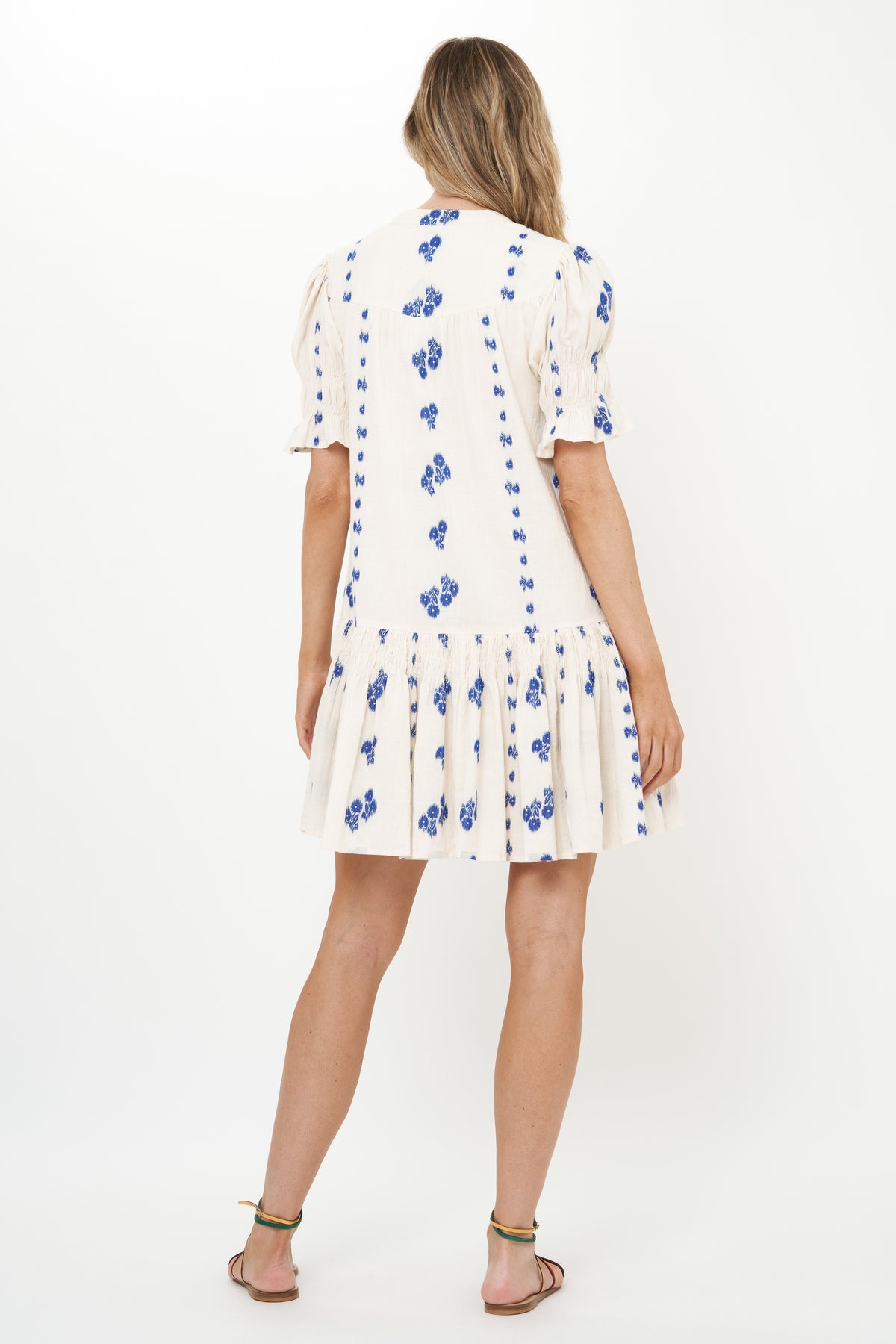 Smocked Drop Mini - Wicklow Blue