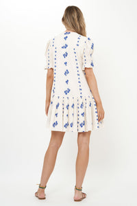 Smocked Drop Mini - Wicklow Blue