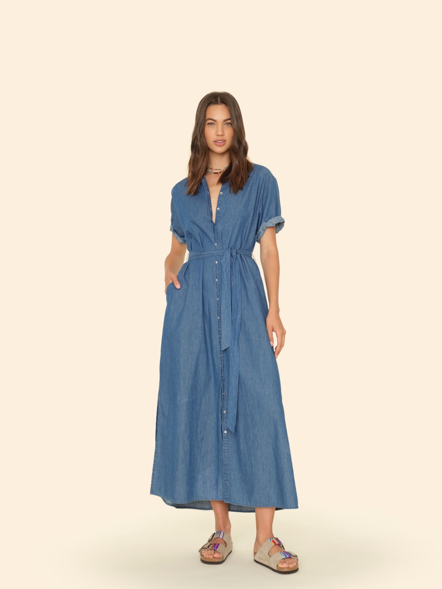 Linnet Dress - Blue Rinse